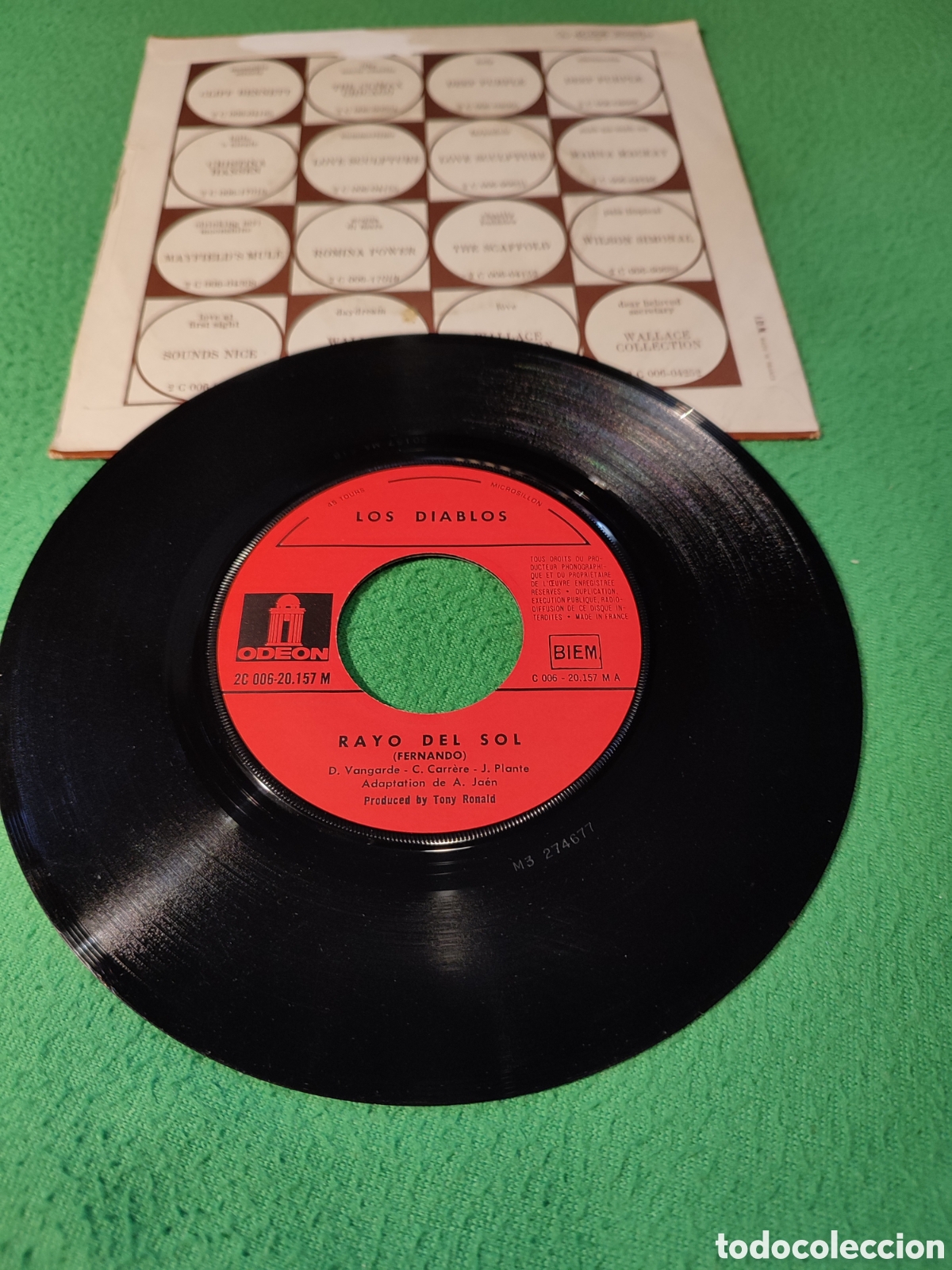 Discos de vinilo: Los Diablos - Un rayo de sol - Foto 2