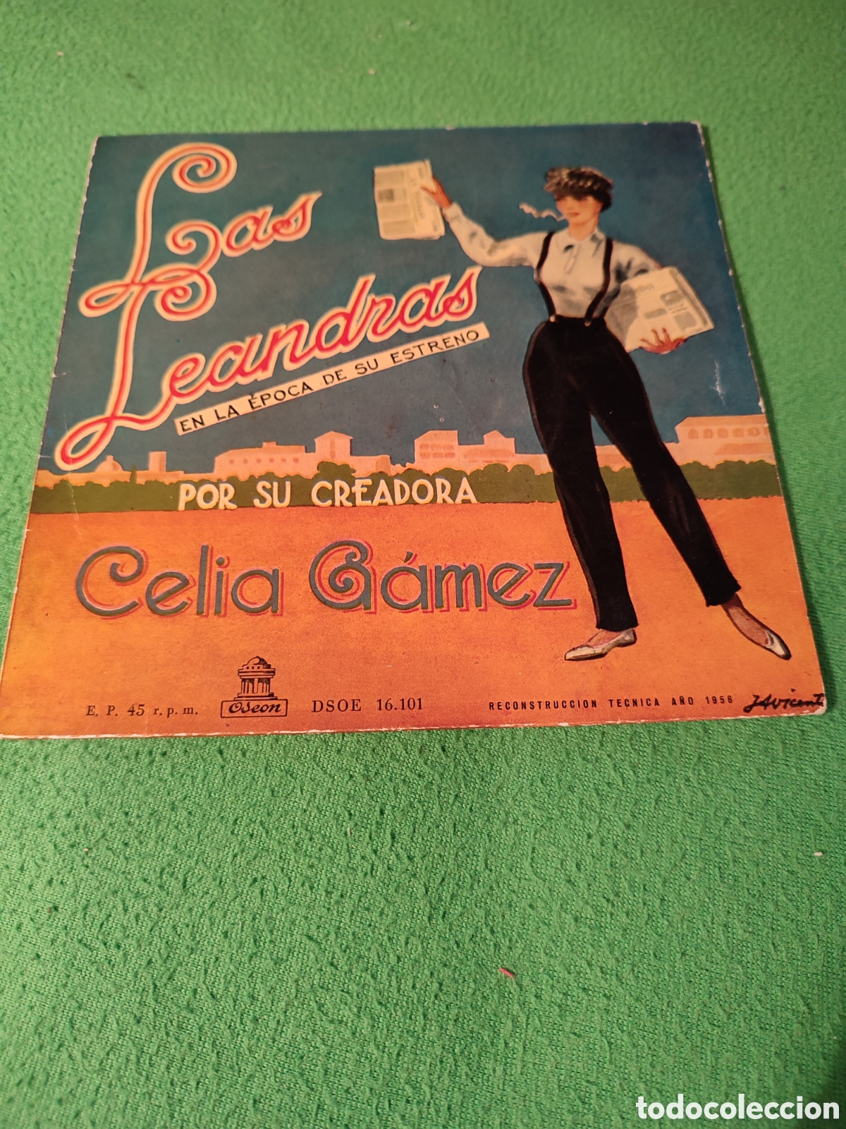 Discos de vinilo: Celia Gamez - Las Leandras 4 canciones - Foto 1