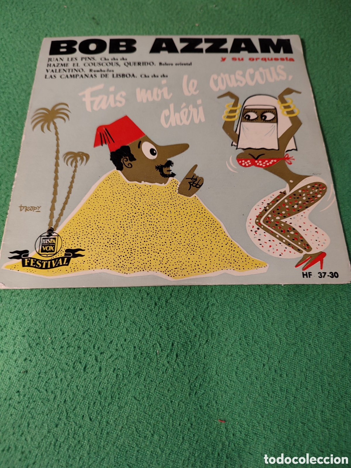 Discos de vinilo: Bob Azzam - Hazme el couscous querido+ 3 - Foto 1