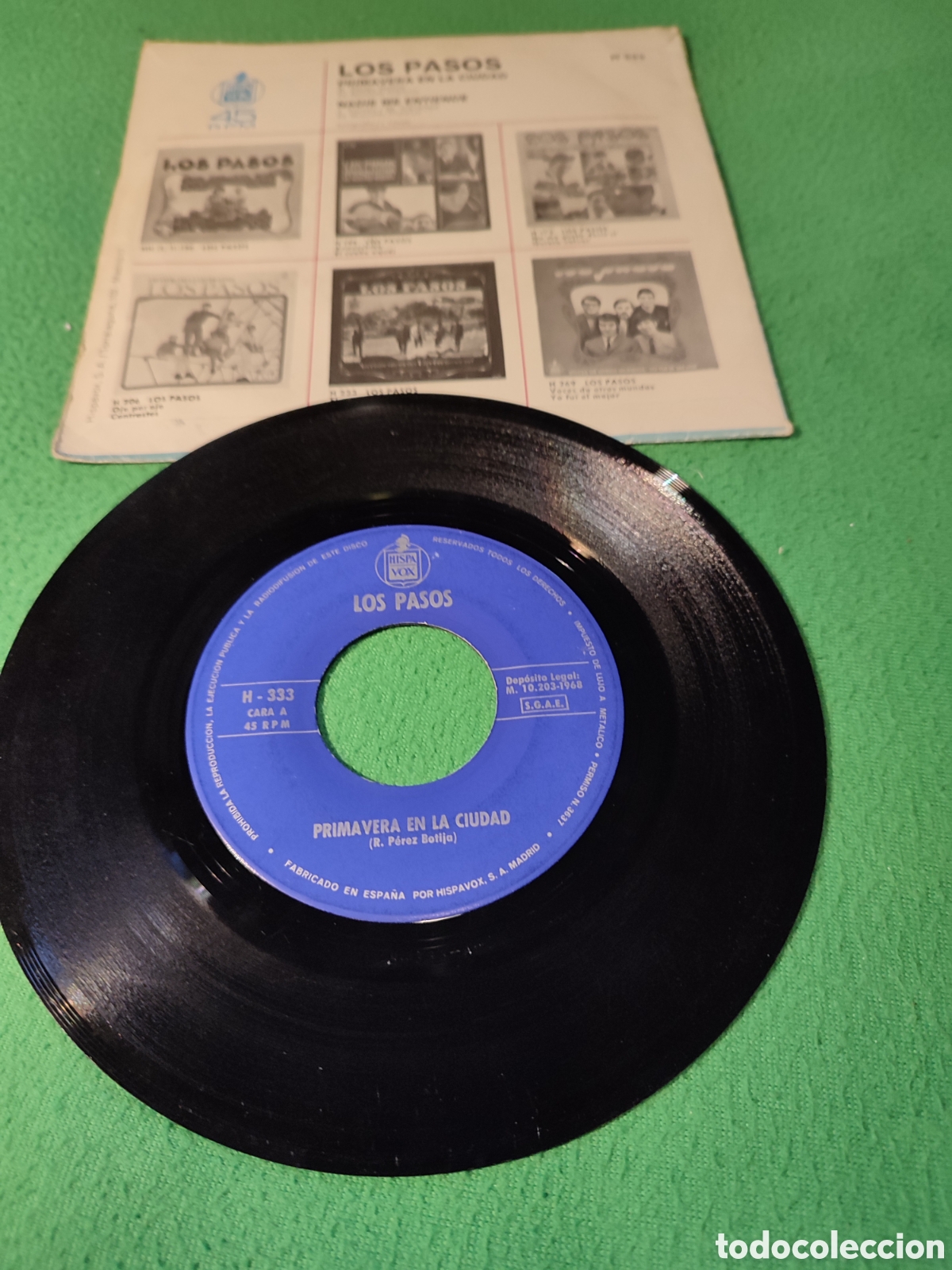 Discos de vinilo: Los Pasos - Primavera en la ciudad - Foto 2
