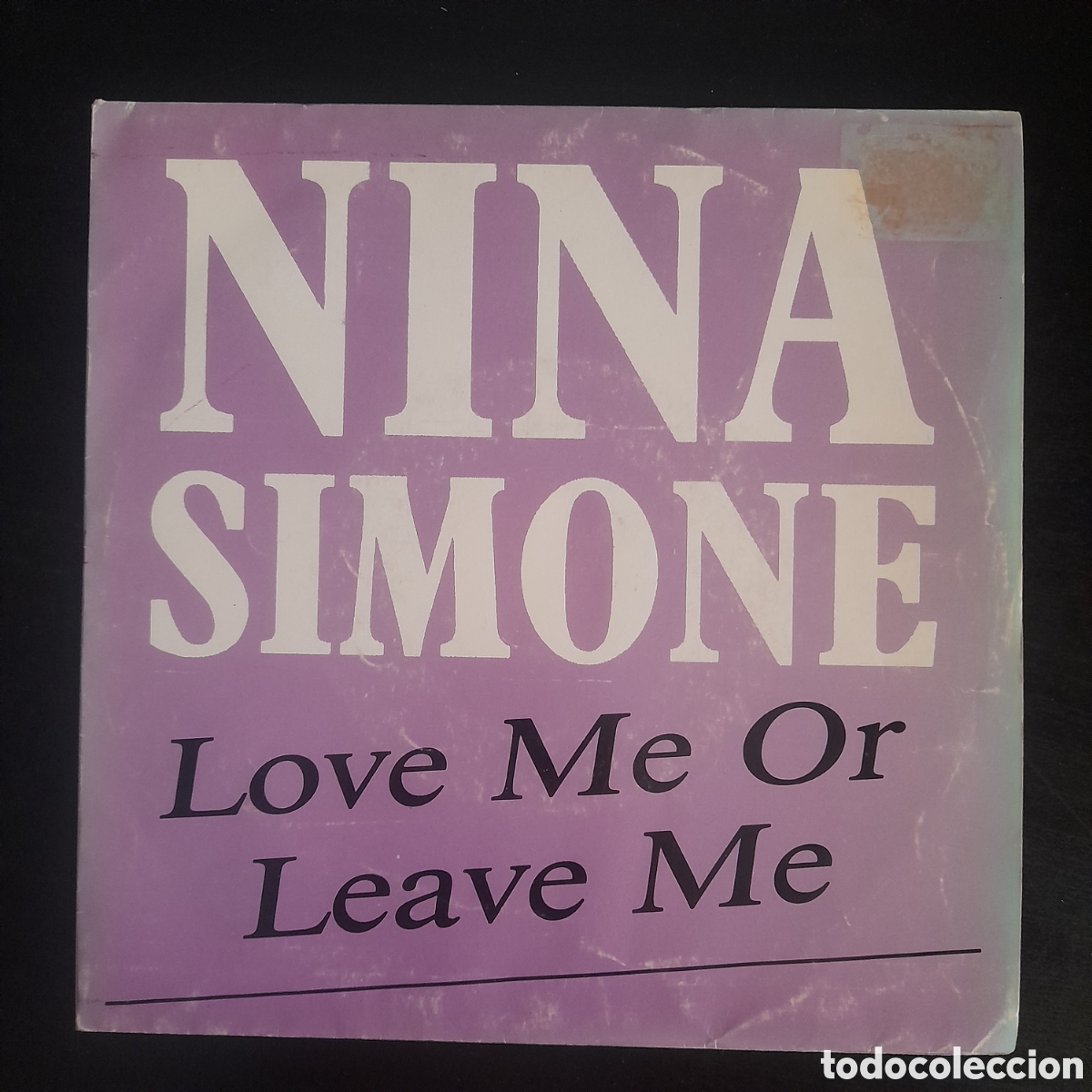Dischi in vinile: Nina Simone – Love Me Or Leave Me. Vinilo, 7”, Single, Promo 1988 España