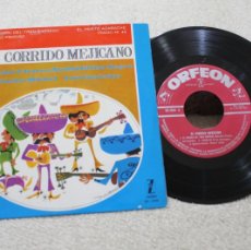 Discos de vinilo: EL CORRIDO MEJICANO PANCHO CHARRO AVITIA EL OSO NEGRO PACO MICHEL EP MADE IN SPAIN 1965