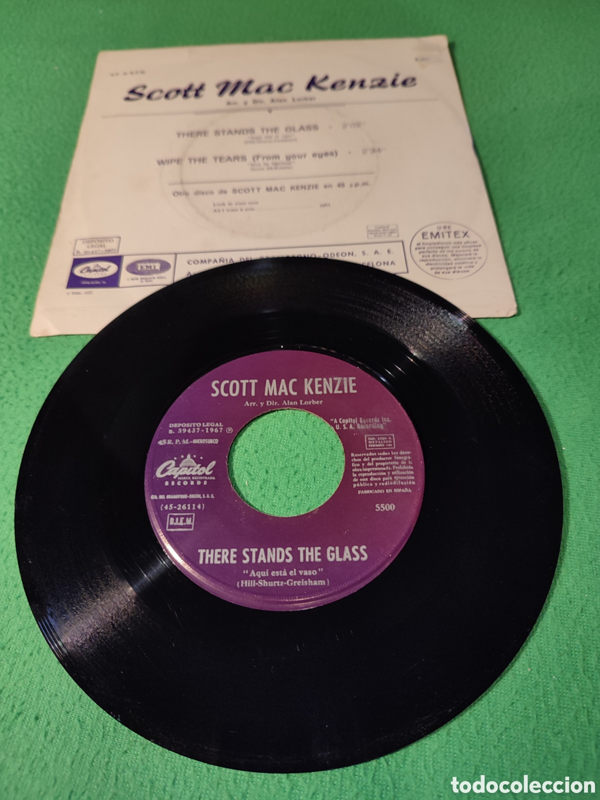 Discos de vinilo: Scott McKenzie - There stands the glass - Foto 2