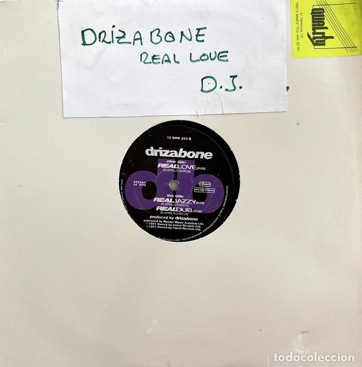 Discos de vinilo: DRIZA BONE, REAL LOVE. MAXI SINGLE 3 TEMAS A&Ntilde;O 1991 - Foto 1