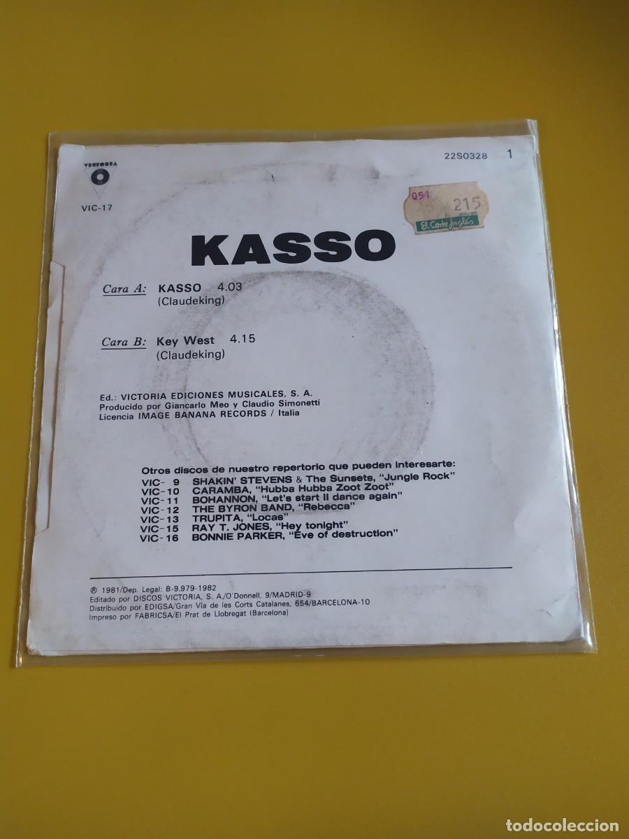 Discos de vinilo: Kasso - Kasso / Key West 1982 - Foto 2