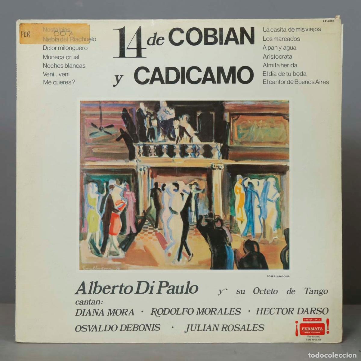 Discos de vinilo: LP. 14 DE COBIAN Y CADICAMO - Foto 1