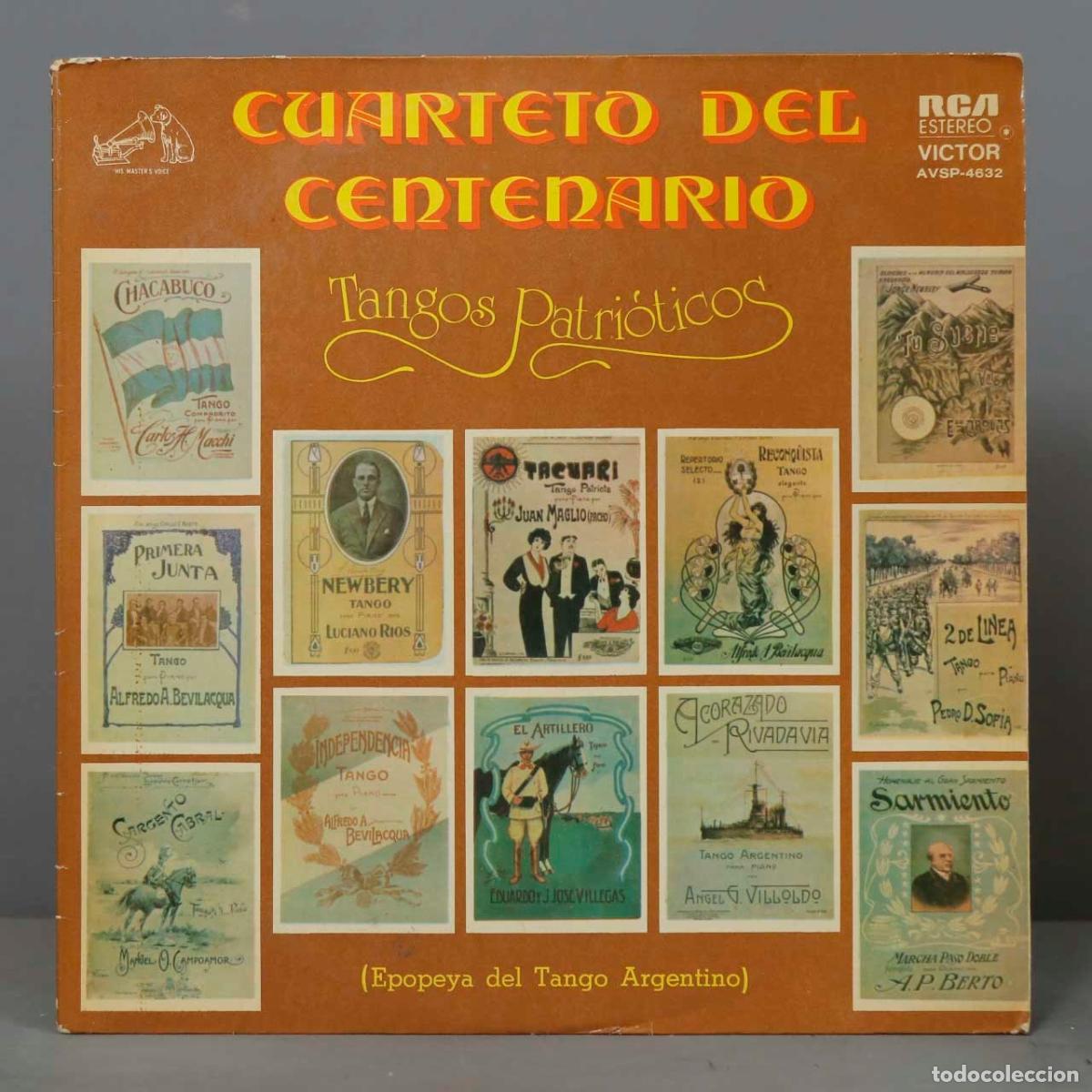 Discos de vinilo: LP. Cuarteto Del Centenario &ndash; Tangos Patrioticos - Foto 1