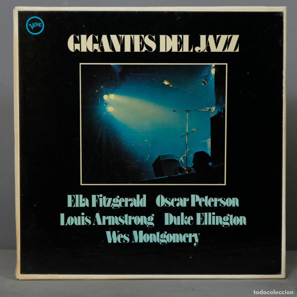 Discos de vinilo: CAJA LP. Gigantes Del Jazz - Foto 1