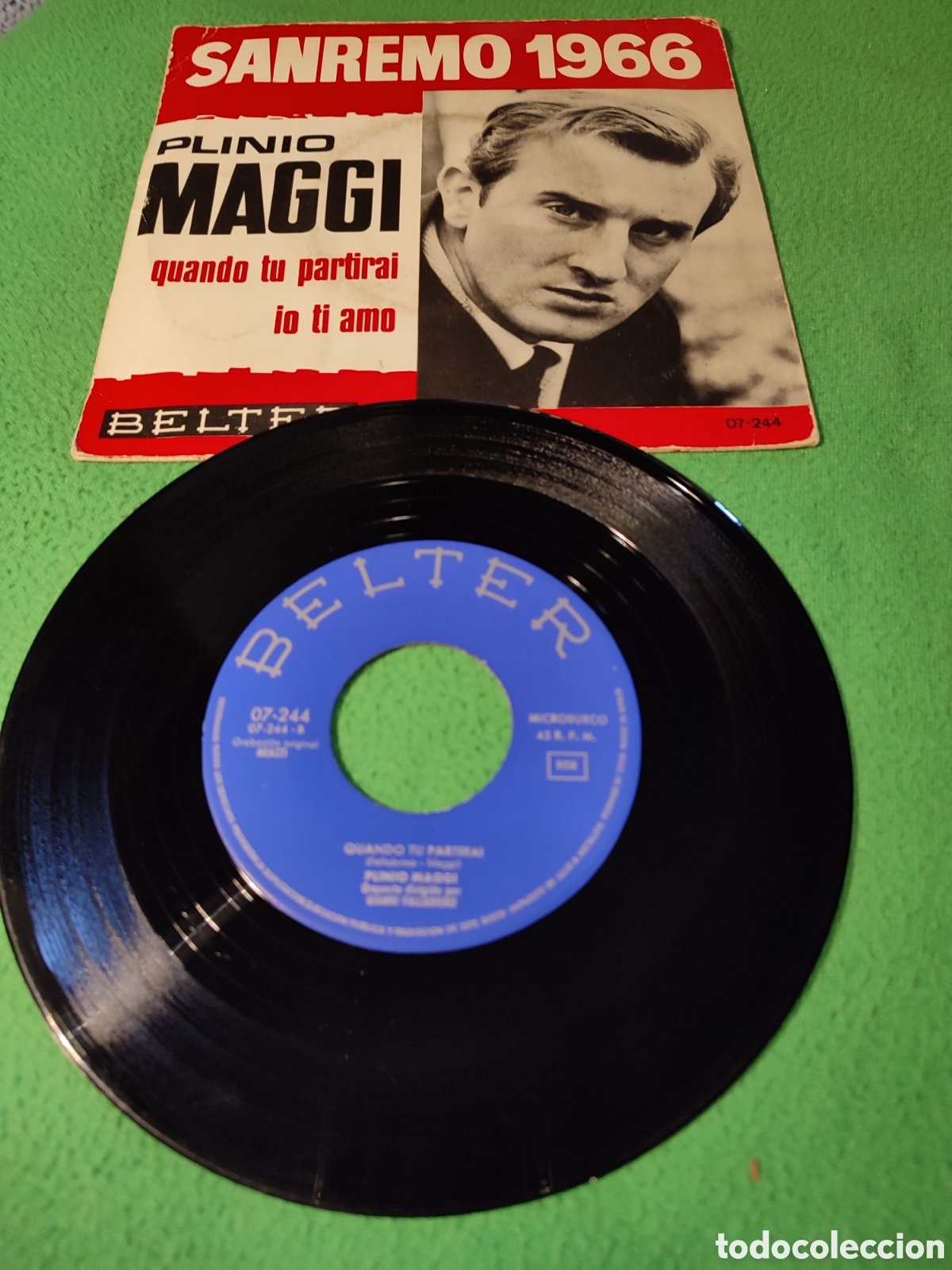 Discos de vinilo: Plinio Maggi - Quando tu partirai - Foto 2
