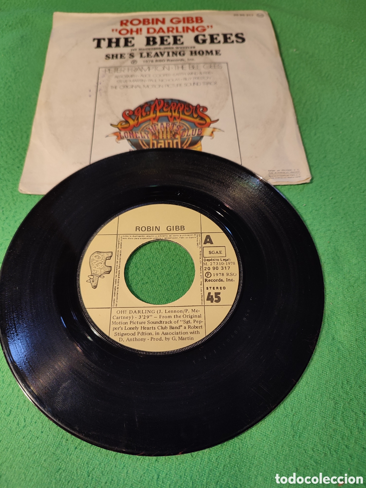 Discos de vinilo: Robin Gibb - Oh darling - Foto 2