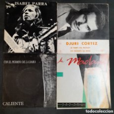 Discos de vinilo: D-612. LOTE EP DISCOS DE VINILO. LA MADAM, ISABEL PARRA, DJURI CORTEZ