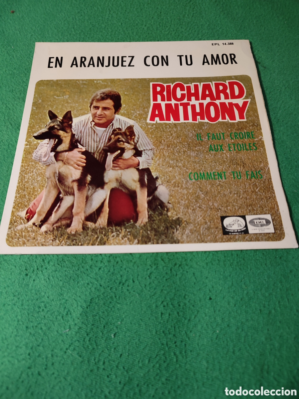 Discos de vinilo: Richard Anthony - Aranjuez con tu amor+2 - Foto 1