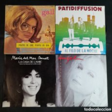 Discos de vinilo: D-623. LOTE EP DISCOS DE VINILO. FRANCE GALL, PATIDIFFUSION, MARIA DEL MAR, ANGEL