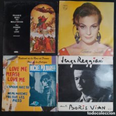 Discos de vinilo: D-621. LOTE EP DISCOS DE VINILO. CARMEN SEVILLA, FRANKIE, MICHEL POLNAREFF, SERGE REGGIANI