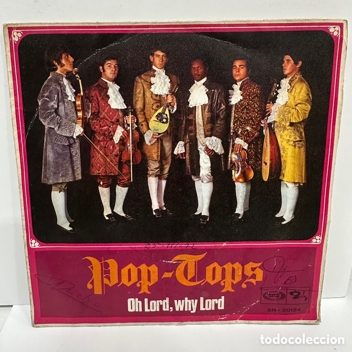 Discos de vinilo: Pop-Tops - Oh Lord, Why Lord (7&rdquo;, Single) - Foto 1