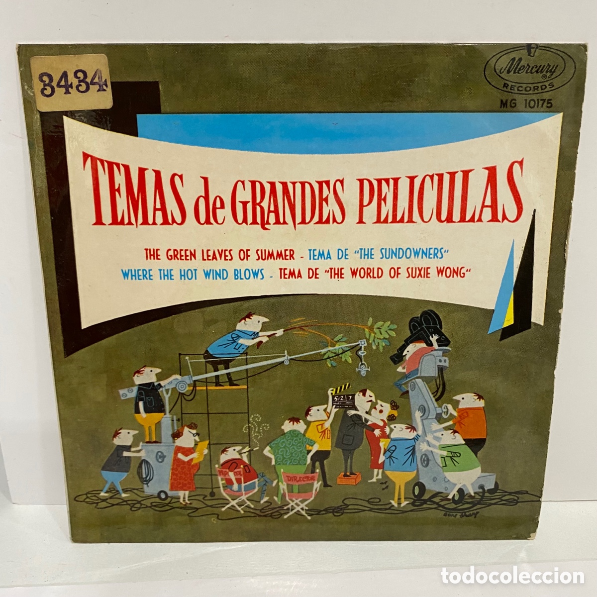 Discos de vinilo: Temas de Grandes Pel&iacute;culas (7&rdquo;, EP) - Foto 1