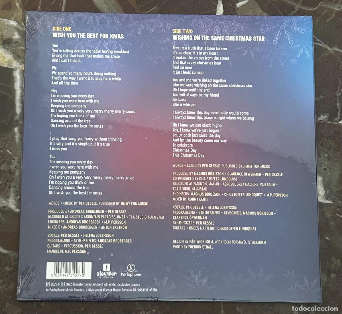 Discos de vinilo: VINILO COLOR PER GESSLE ROXETTE 7&rdquo; SINGLE NUEVO - Foto 2