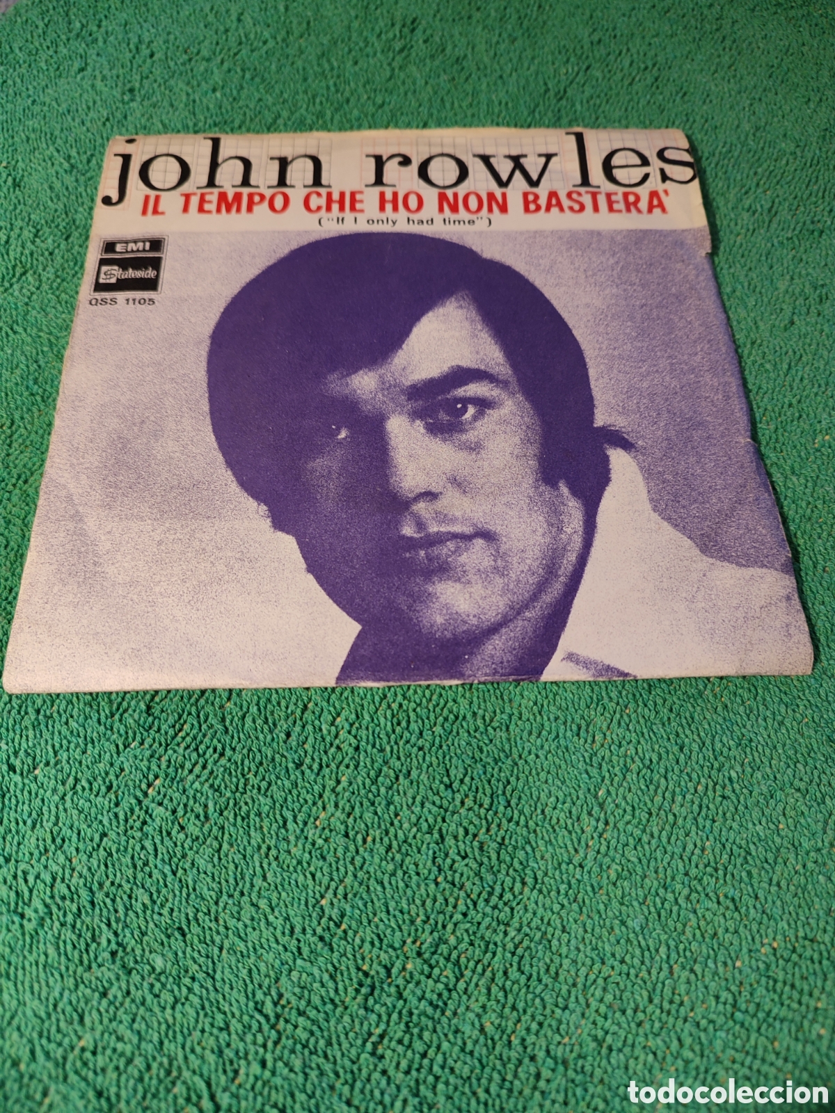 Discos de vinilo: John Rowles - Il tempo che ho non bastera - Foto 1