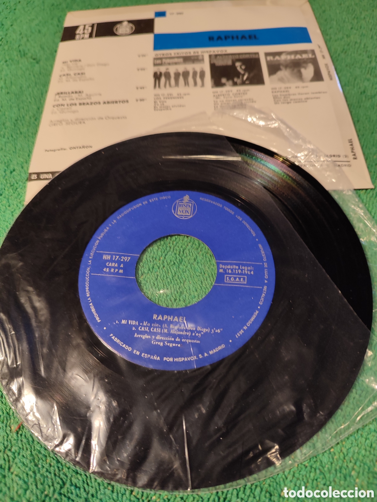 Discos de vinilo: Raphael - Ma vie+ 3 - Foto 2