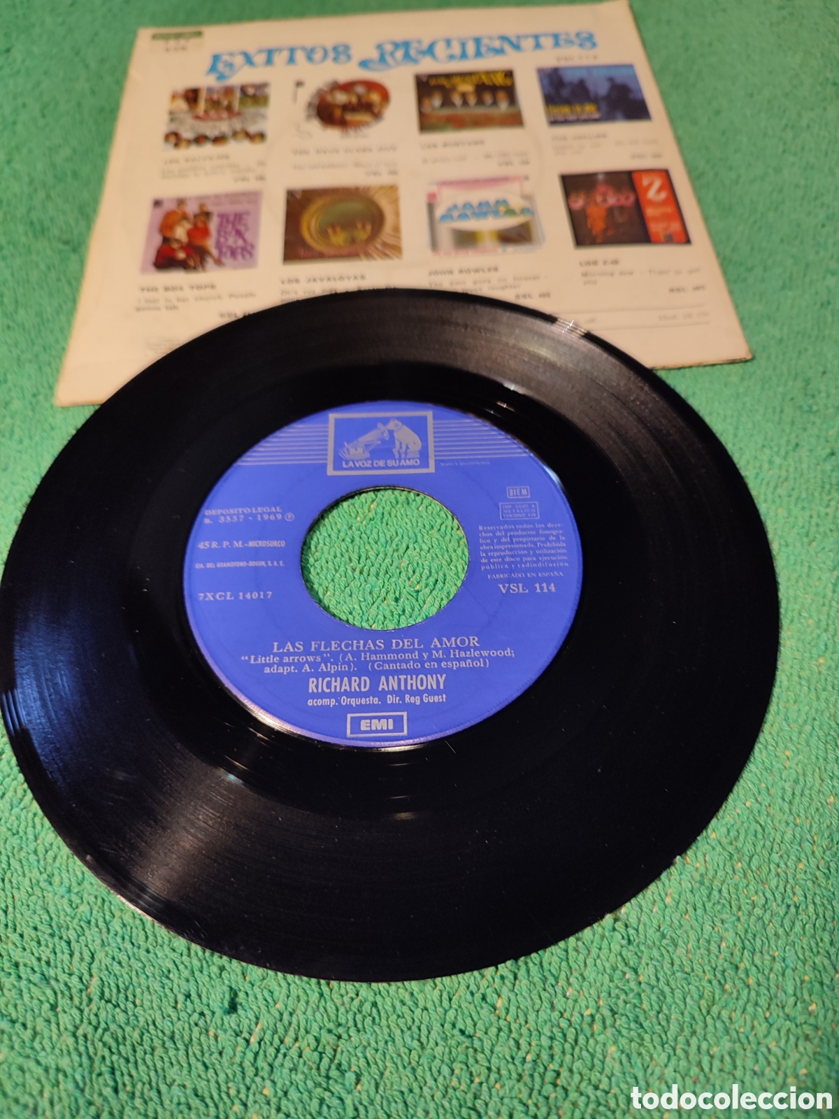Discos de vinilo: Richard Anthony - Las flechas del amor - Foto 2