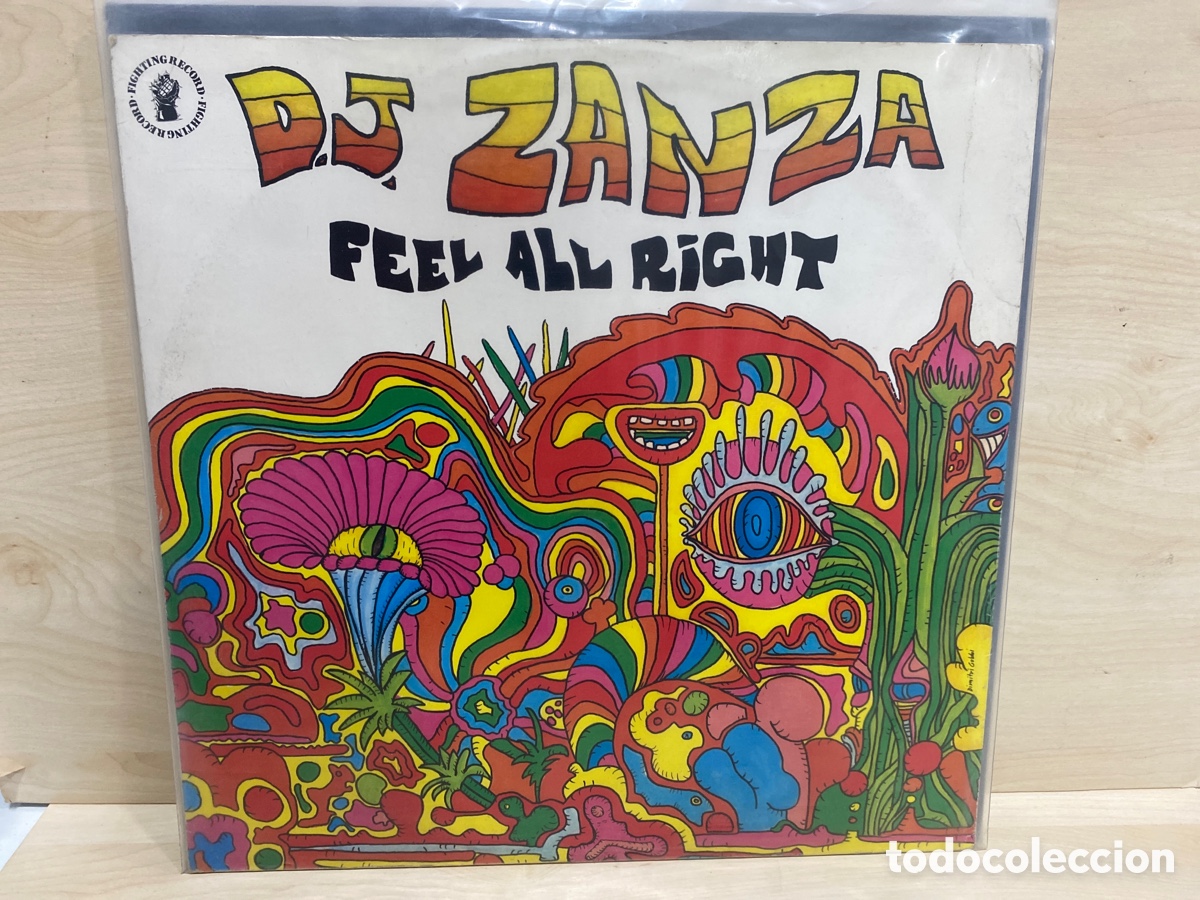 Discos de vinilo: D.J. Zanza - Feel All Right (12&rdquo;) - Foto 1