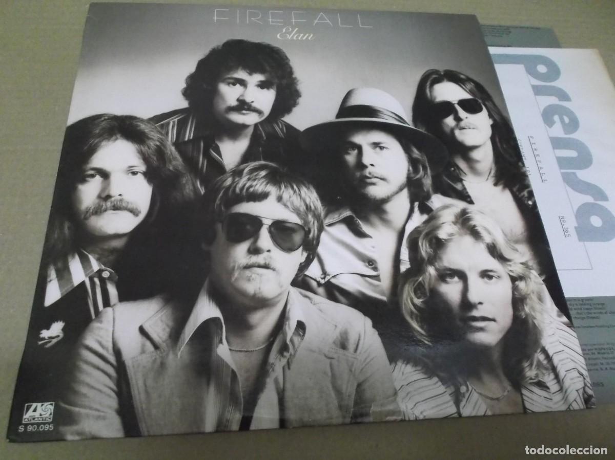 Disques de vinyle: FIREFALL (LP) ELAM A&Ntilde;O 1978 - HOJA INTERIOR CON LETRAS + HOJA PROMO