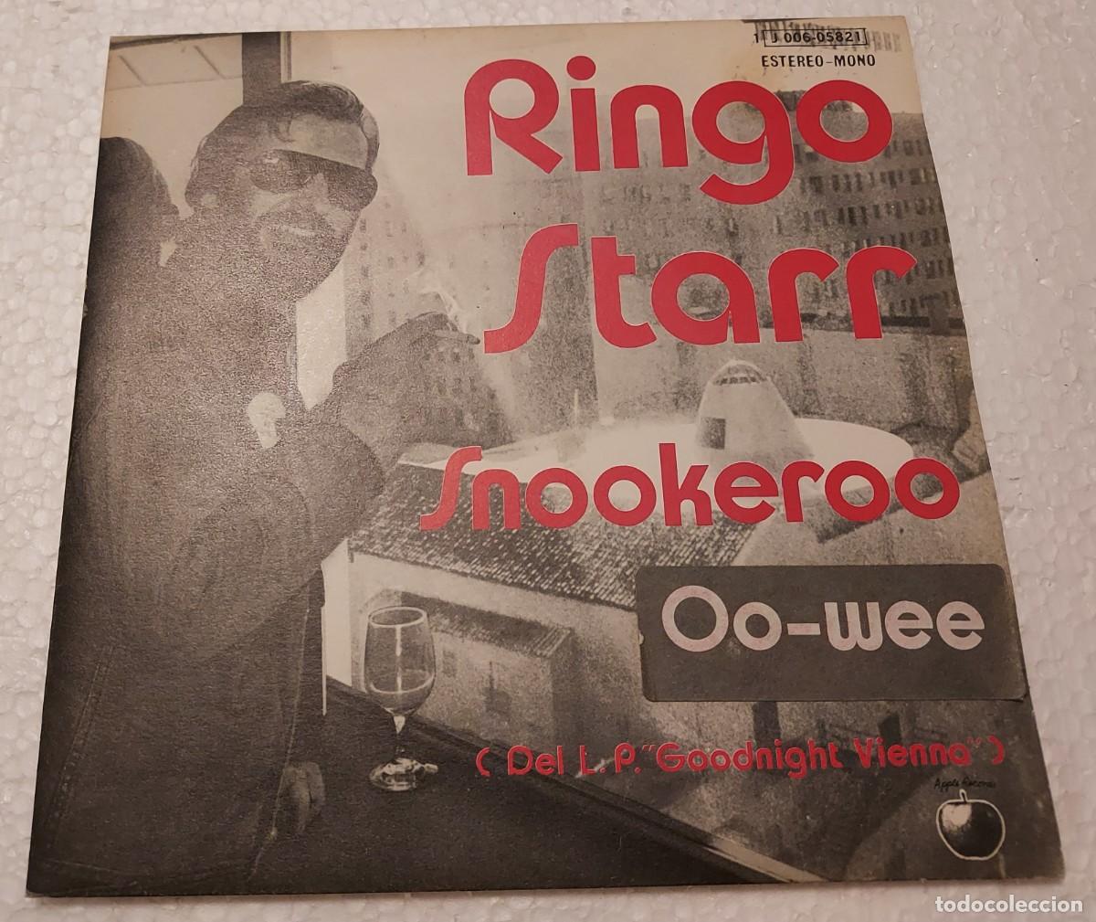 Discos de vinilo: RINGO STARR - SNOOKEROO - SINGLE COMO NUEVO - Foto 1