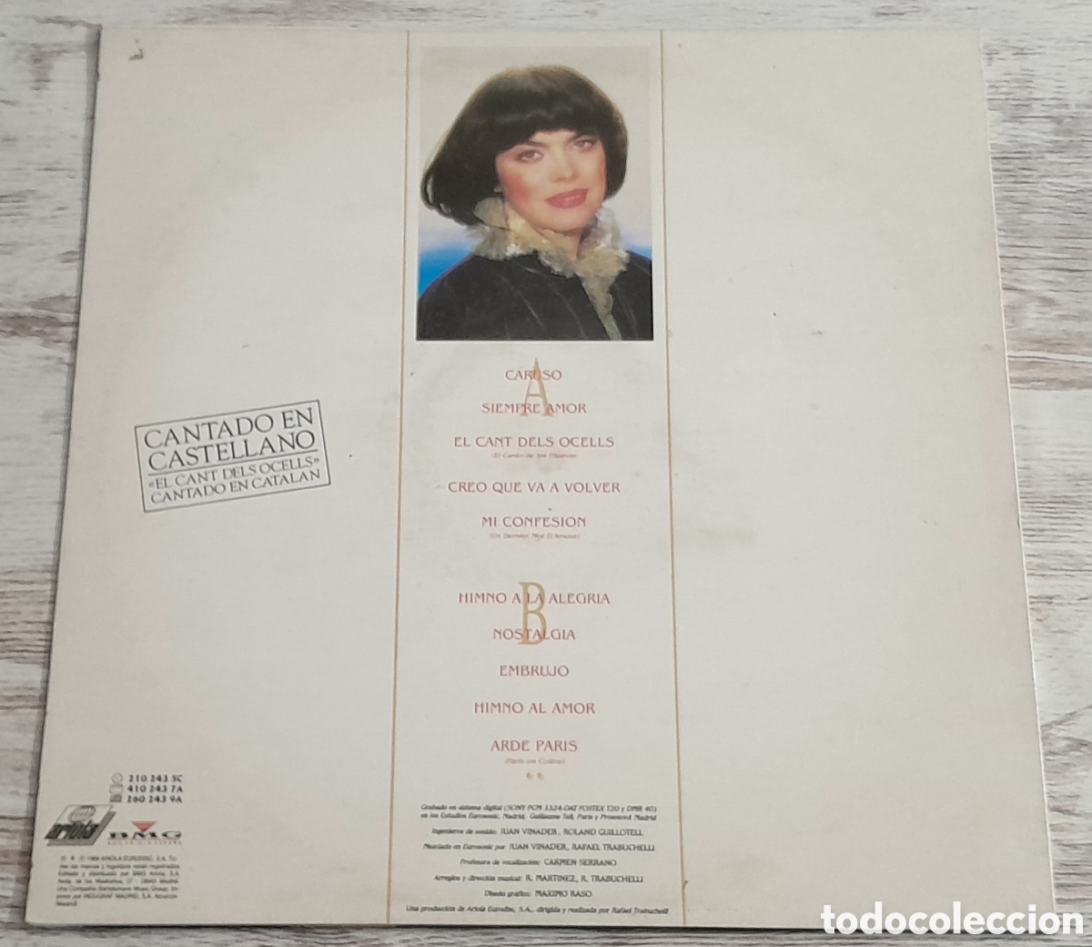 Discos de vinilo: MIREILLE MATHIEU - EMBRUJO - BMG ARIOLA 1989 - Foto 3