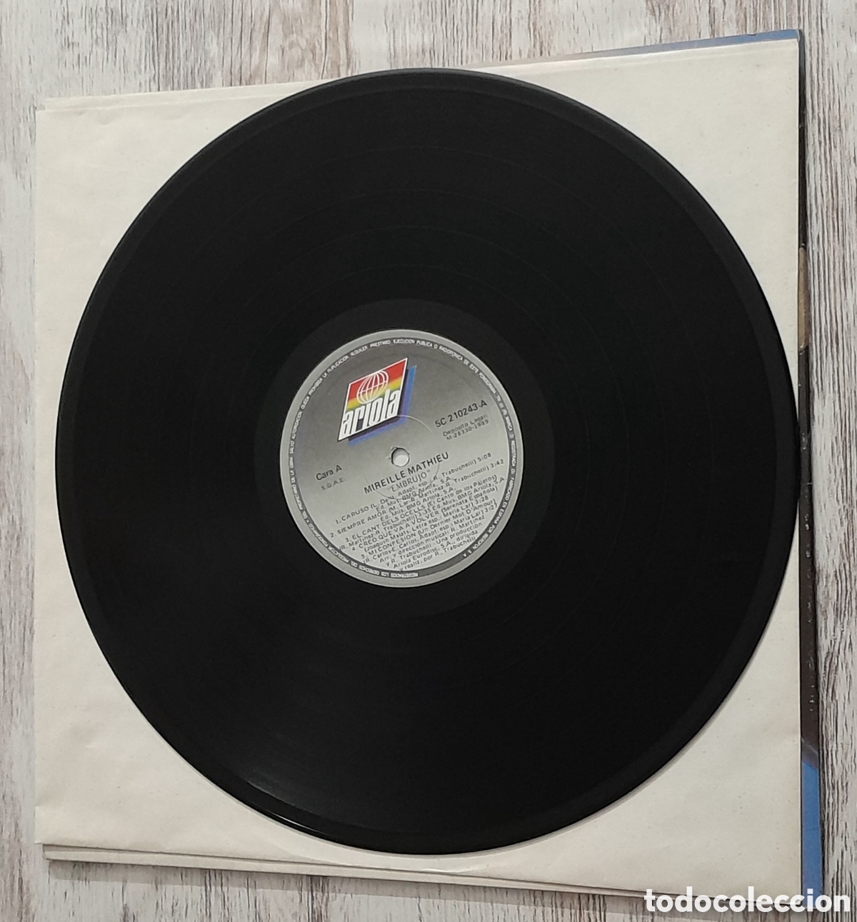 Discos de vinilo: MIREILLE MATHIEU - EMBRUJO - BMG ARIOLA 1989 - Foto 4