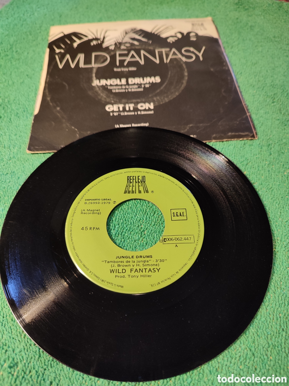Discos de vinilo: Wild Fantasy - Jungle drums - Foto 2