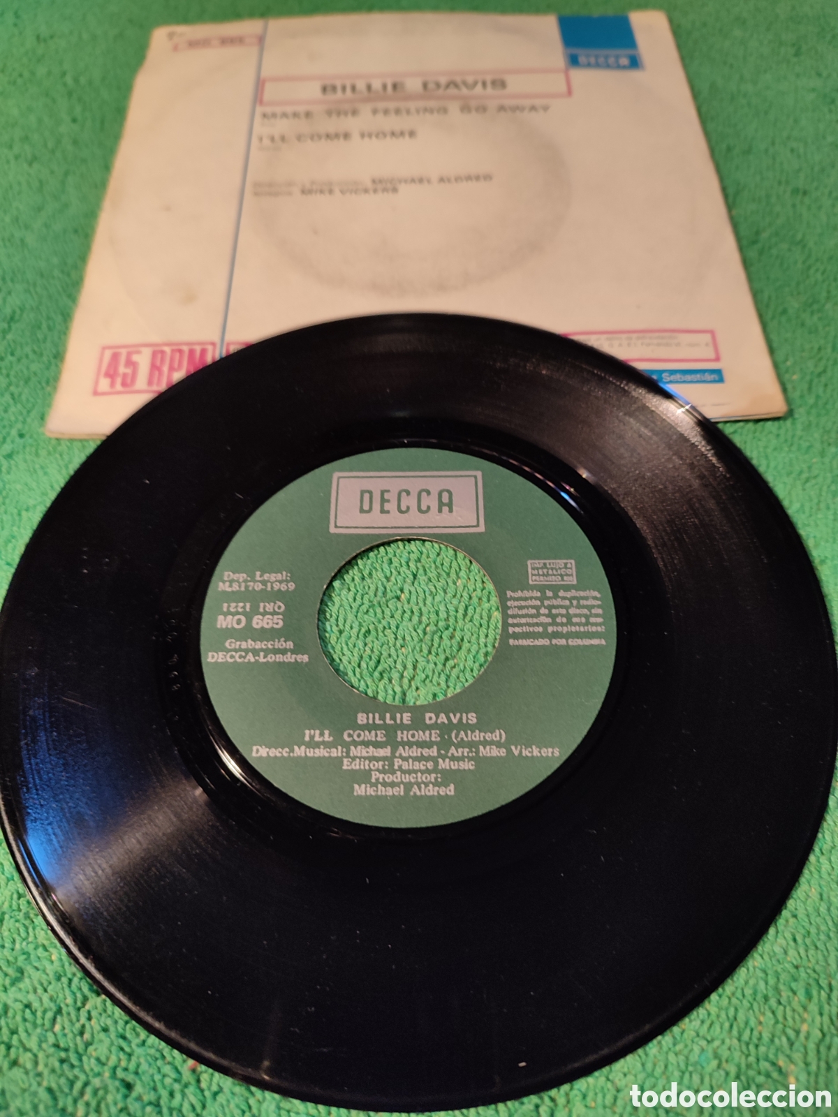 Discos de vinilo: Billie Davis - Make the feeling go away - Foto 2