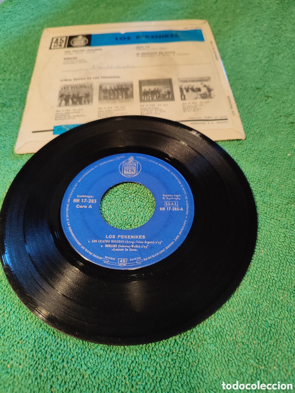 Discos de vinilo: Los Pekenikes - Los cuatro muleros + 3 - Foto 2