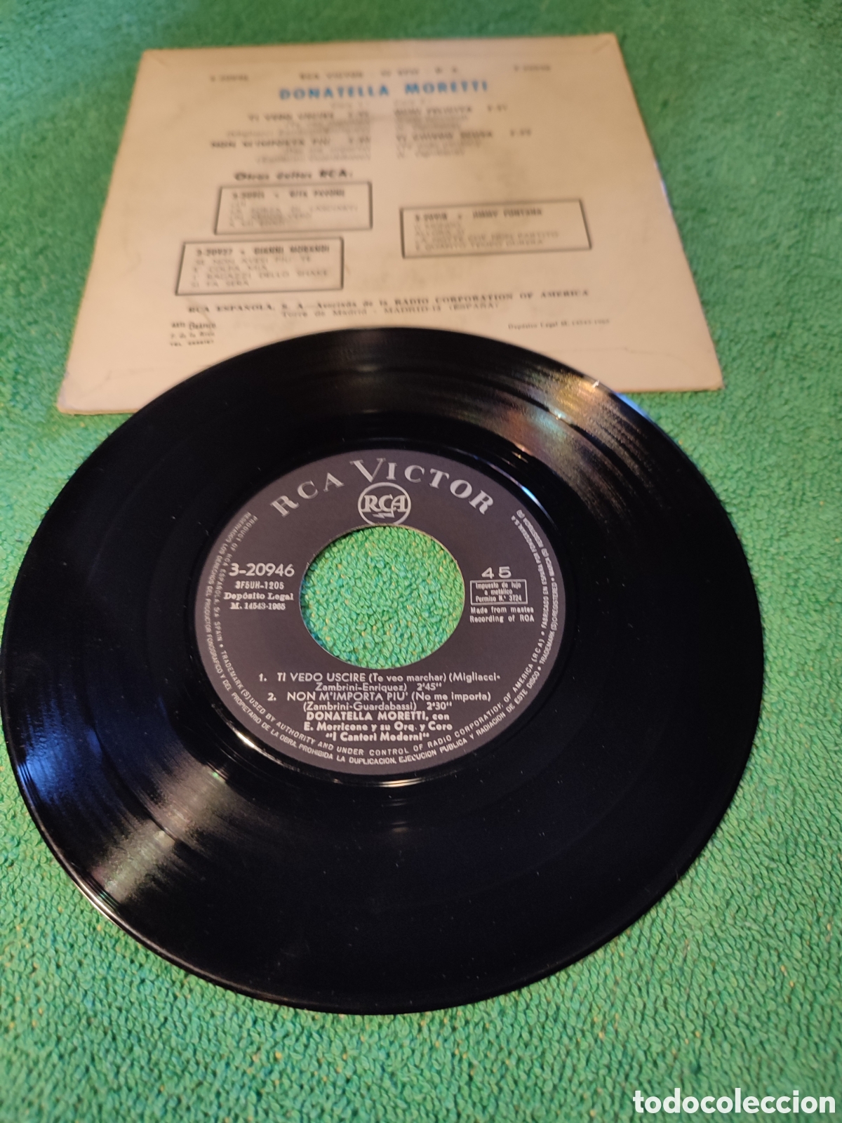 Discos de vinilo: Donatella Moretti - Ti vedo uscire+ 3 - Foto 2