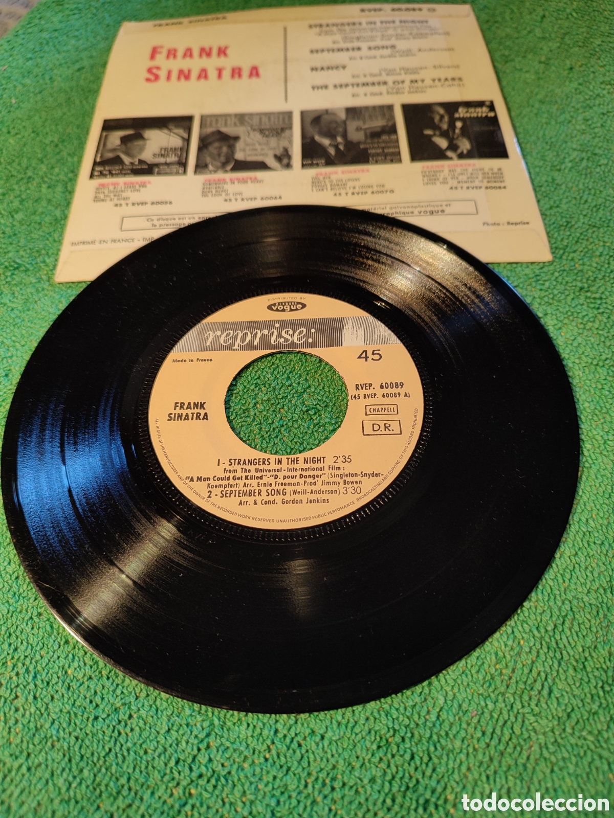 Discos de vinilo: Frank Sinatra - Strangers in the night + 3 - Foto 2