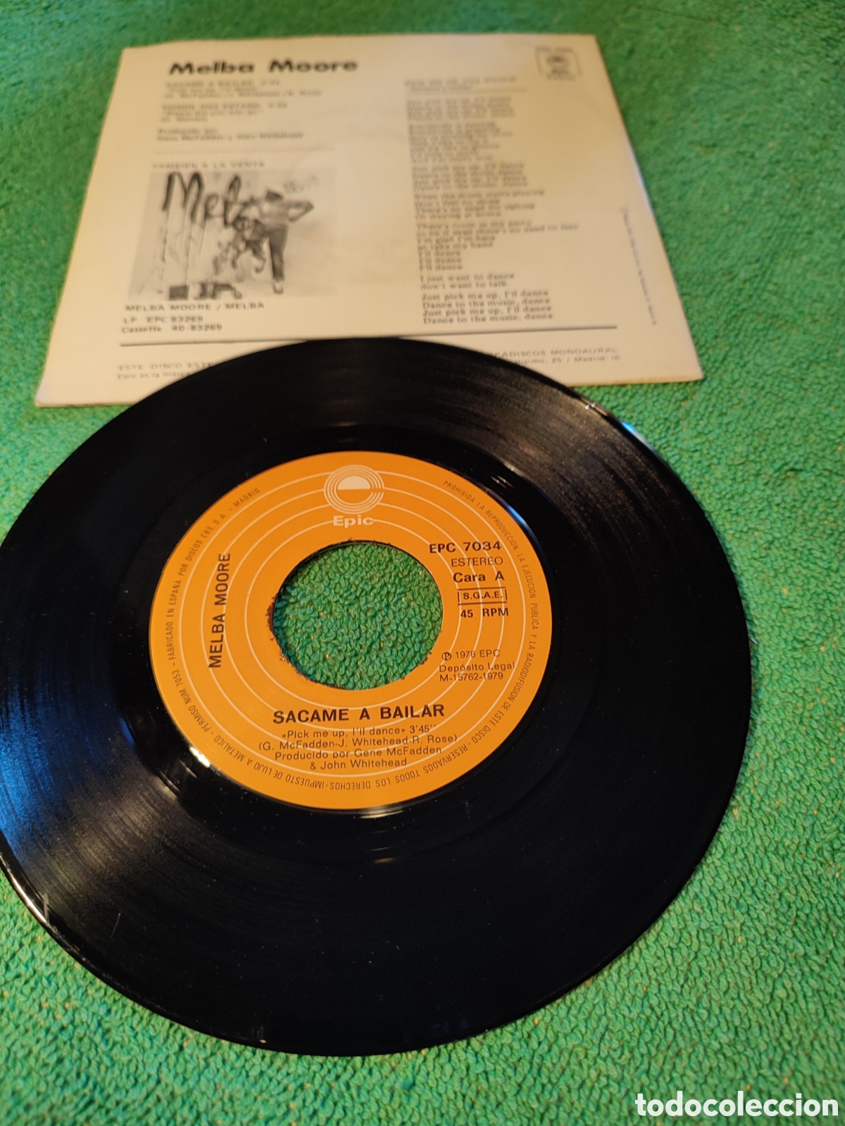 Discos de vinilo: Melba Moore - S&aacute;came a bailar - Foto 2