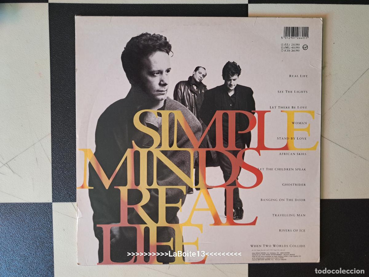 Discos de vinilo: LP Simple Minds &ndash; Real Life 1991 - Foto 2