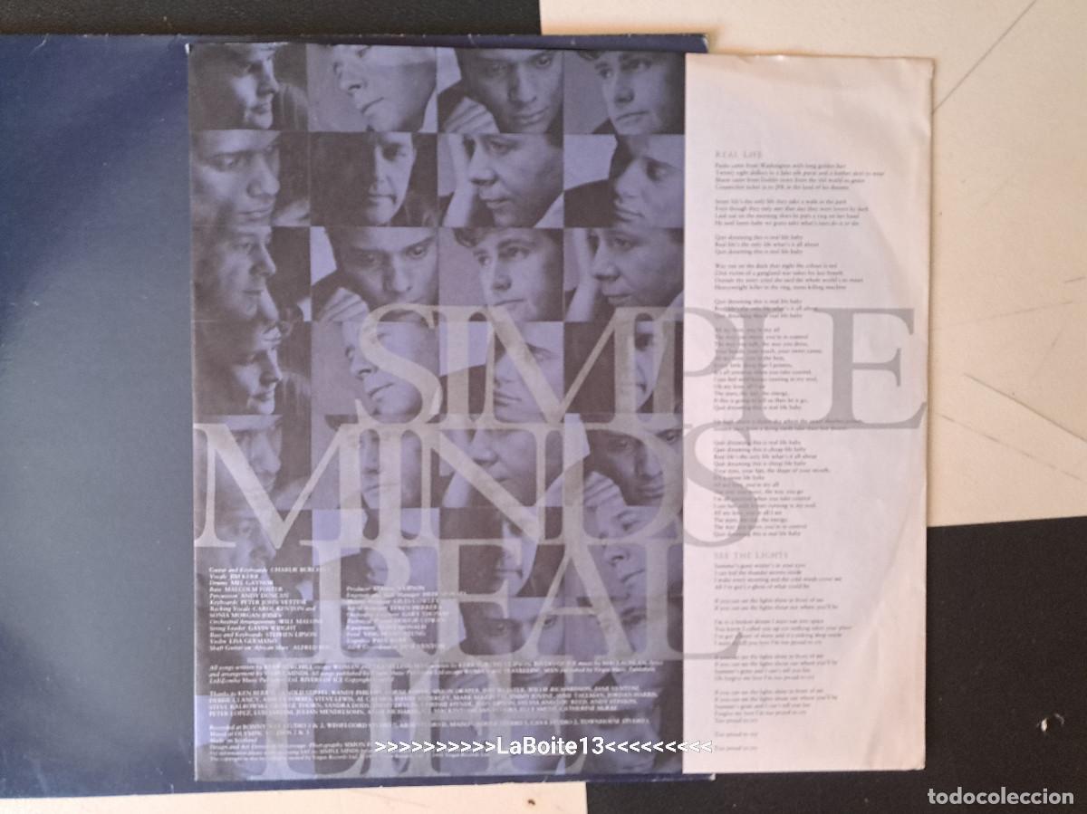 Discos de vinilo: LP Simple Minds &ndash; Real Life 1991 - Foto 3