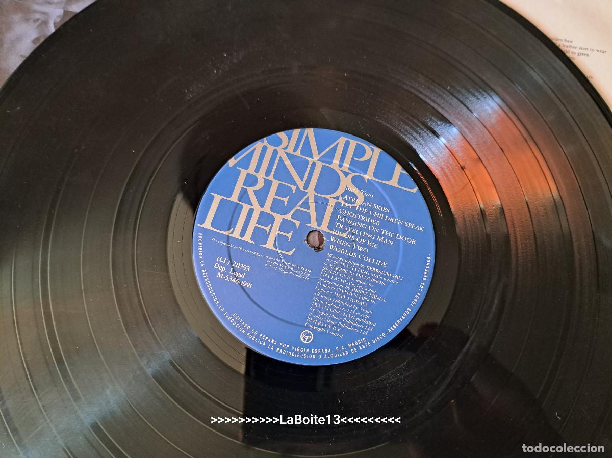 Discos de vinilo: LP Simple Minds &ndash; Real Life 1991 - Foto 5