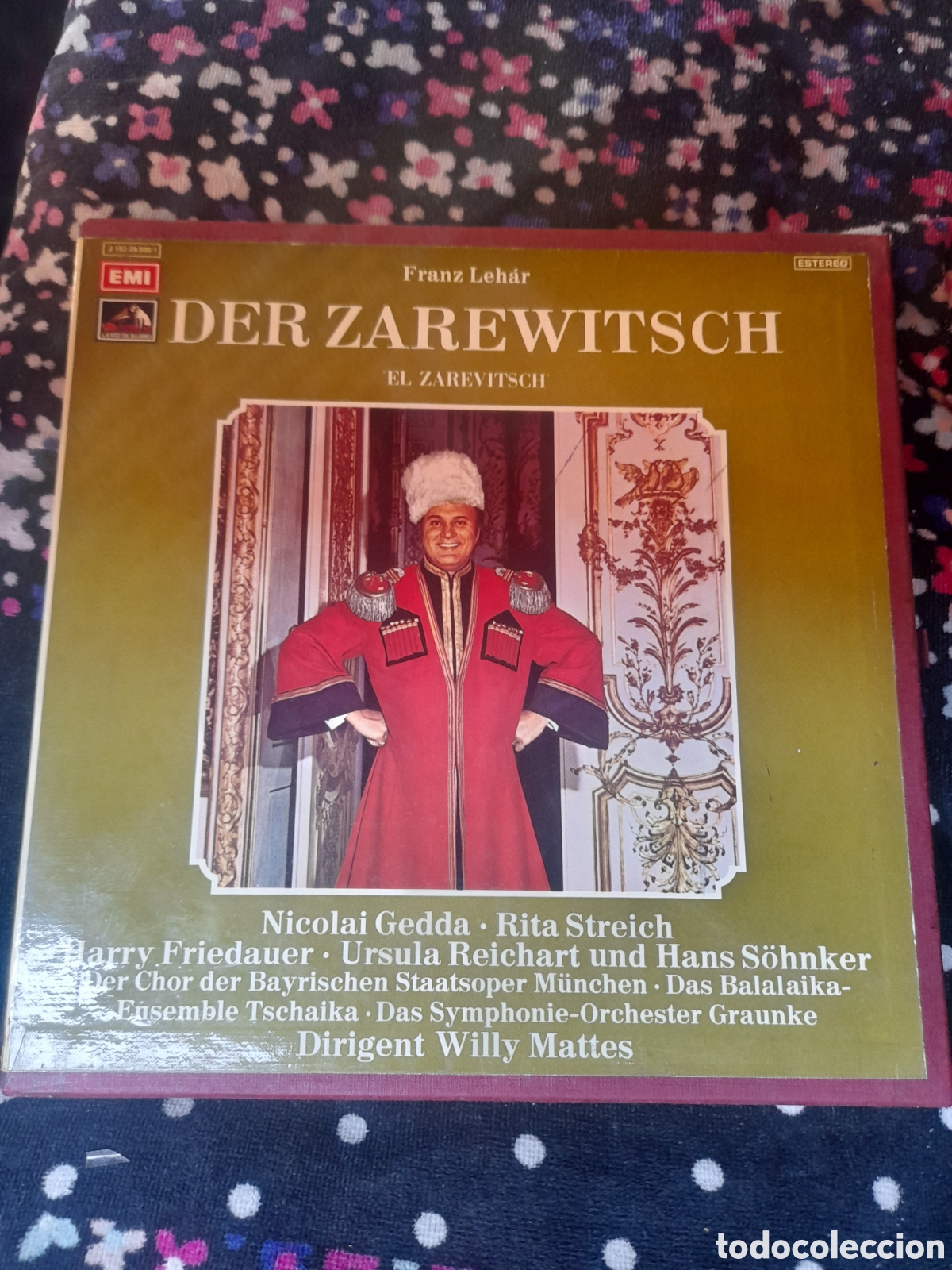 carpeta con dos vinilos, franz lehar, der zarew - Compra venta en  todocoleccion