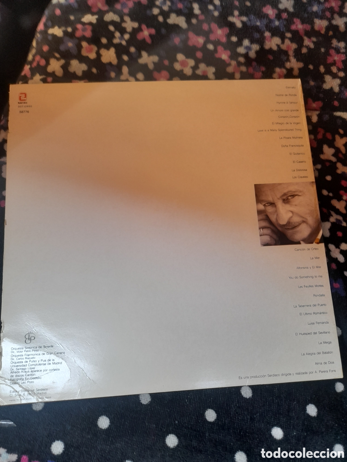 Discos de vinilo: Vinilo doble, Alfredo Kraus, con el coraz&oacute;n - Foto 3