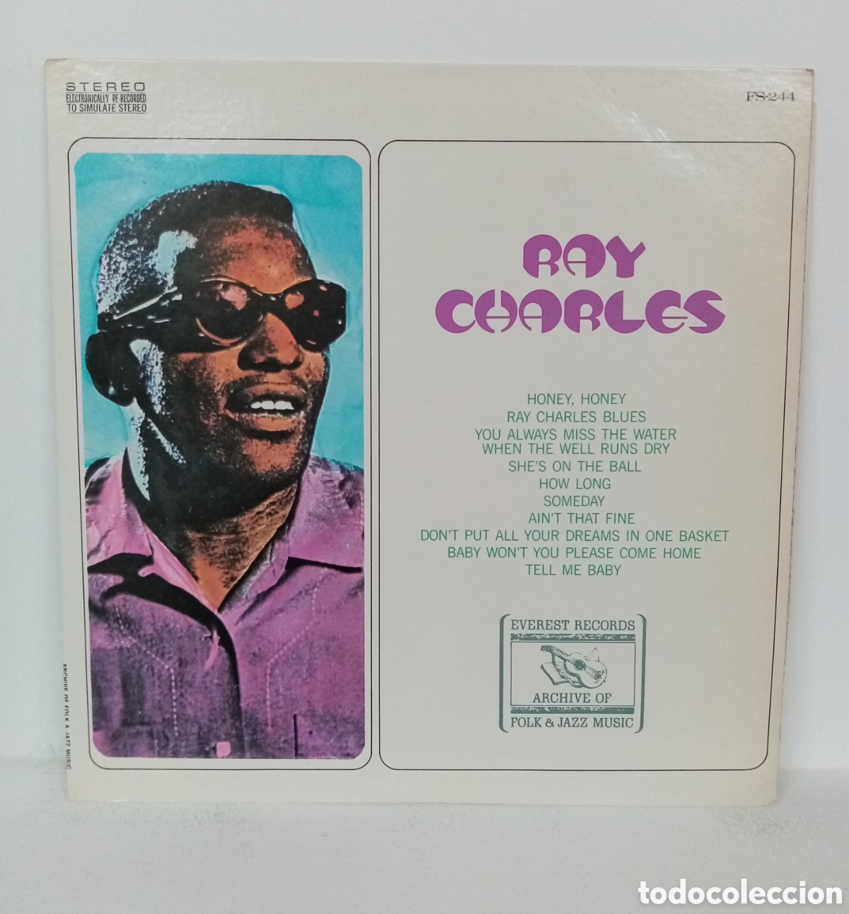 Discos de vinilo: RAY CHARLES LP. COMP. U.S.A 1976 - Foto 1
