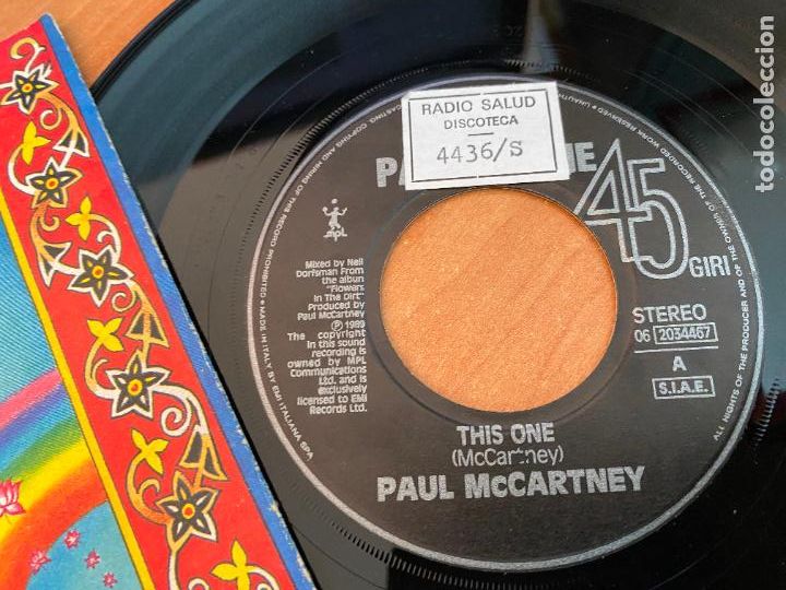 Discos de vinilo: PAUL MCCARTNEY (THIS ONE) SINGLE ITALY (EPI25) - Foto 2