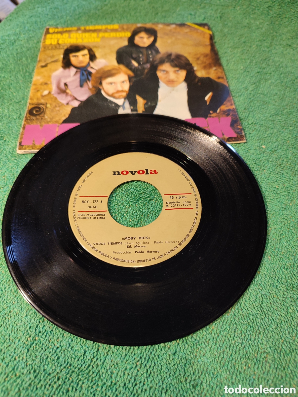 Discos de vinilo: Moby Dick - Viejos tiempos Vinilo Single - Foto 2