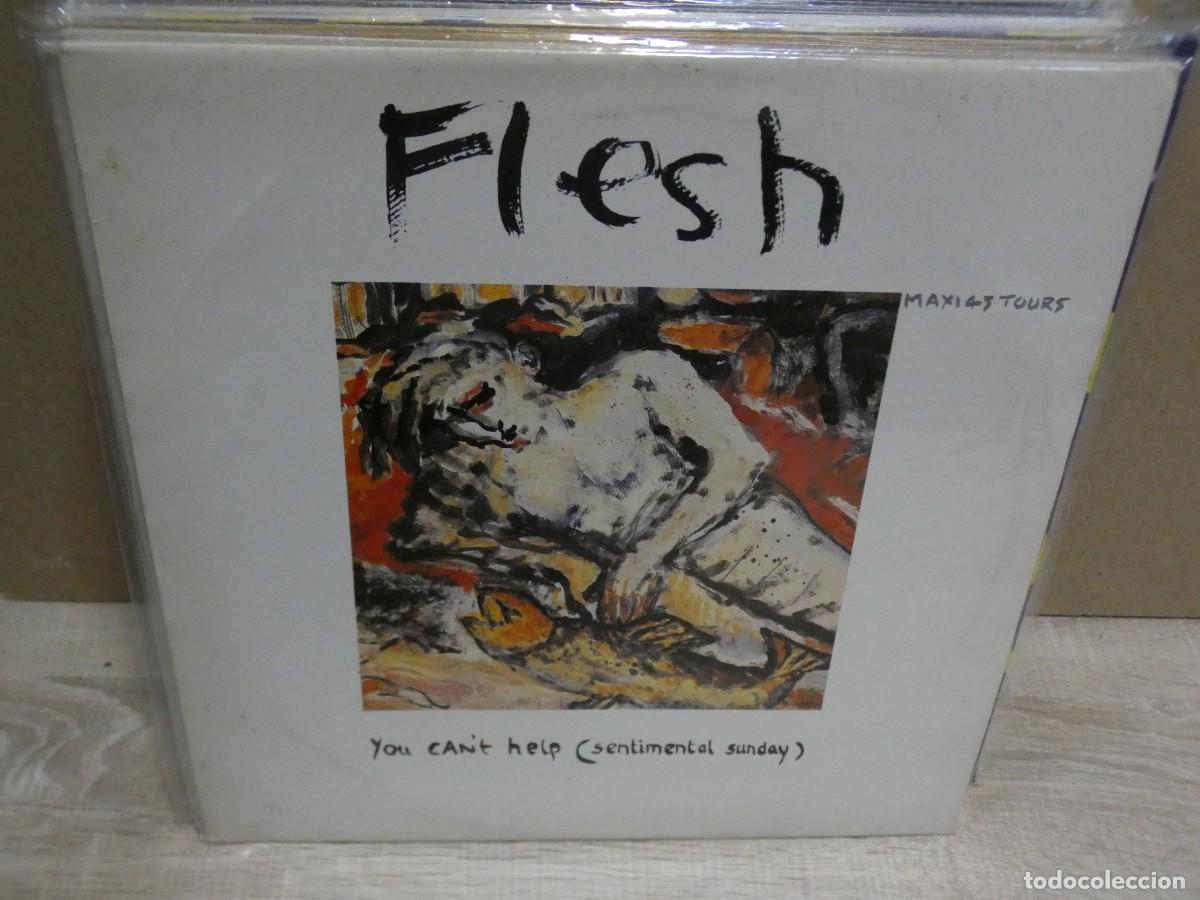 Vinyl records: ARKANSAS1980 EXPRO MAXISINGLE 12 PULGADAS ITALO? BUEN ESTADO FLESH YOU CANT HELP 1985 ED FRANCESA