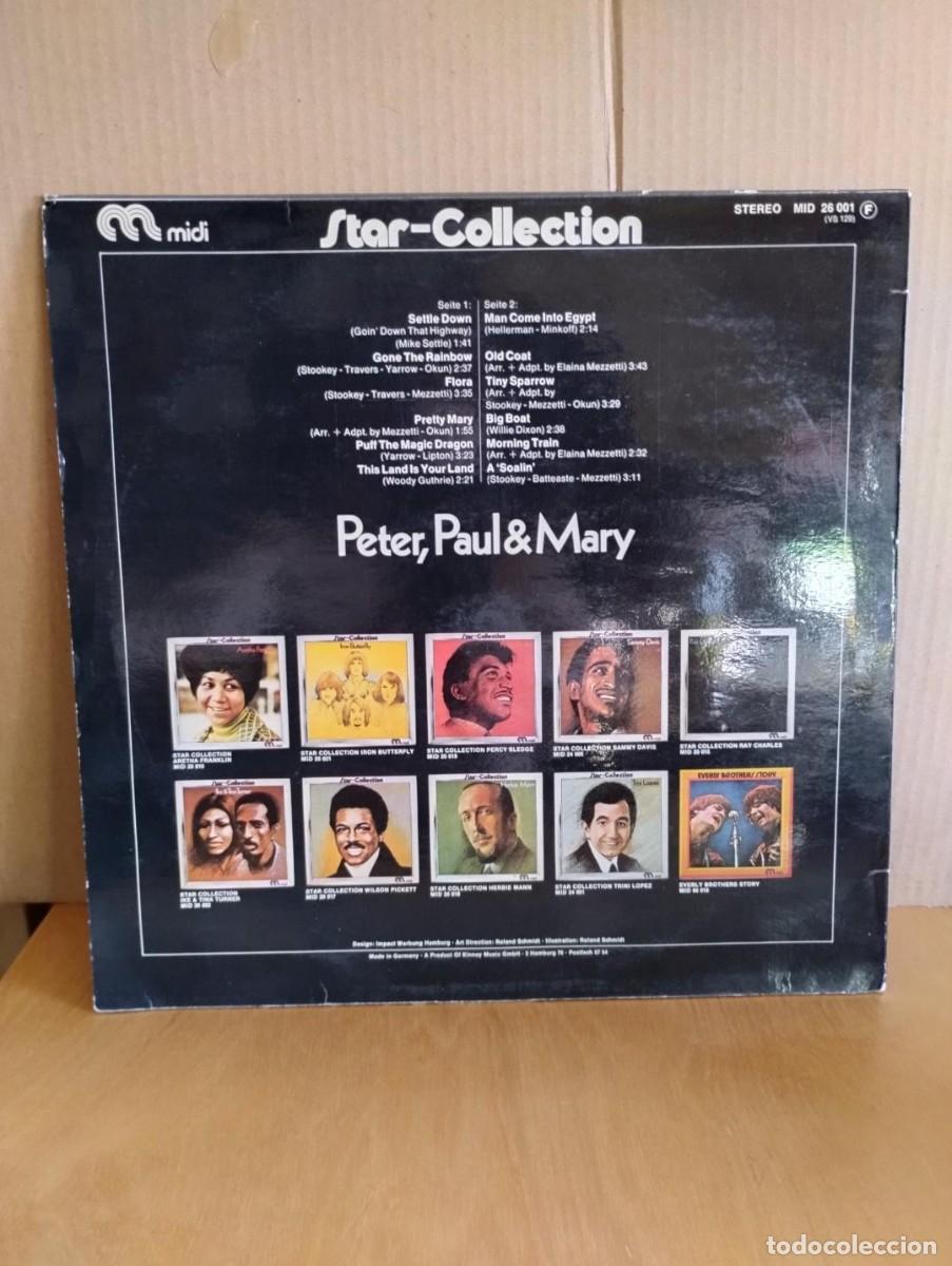Discos de vinilo: PETER, PAUL AND MARY ---- STAR COLLECTION - Foto 2