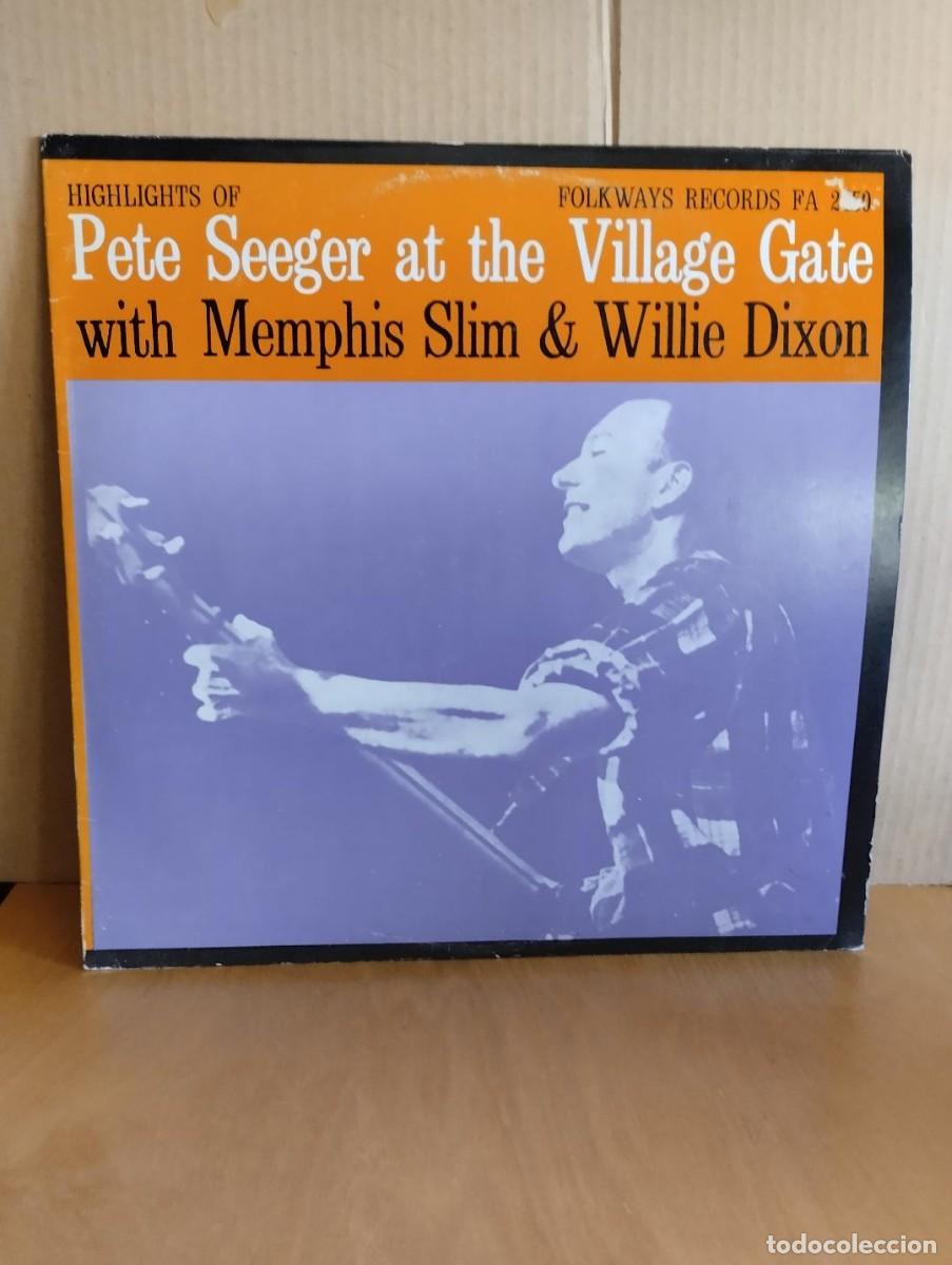Discos de vinilo: PETE SEEGER ---- AT THE VILLAGE GATE - Foto 1