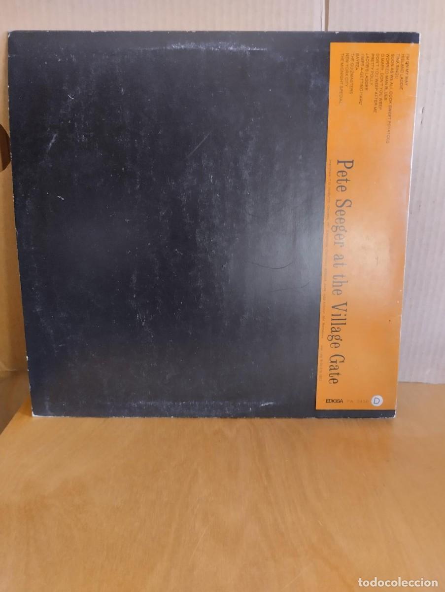 Discos de vinilo: PETE SEEGER ---- AT THE VILLAGE GATE - Foto 2