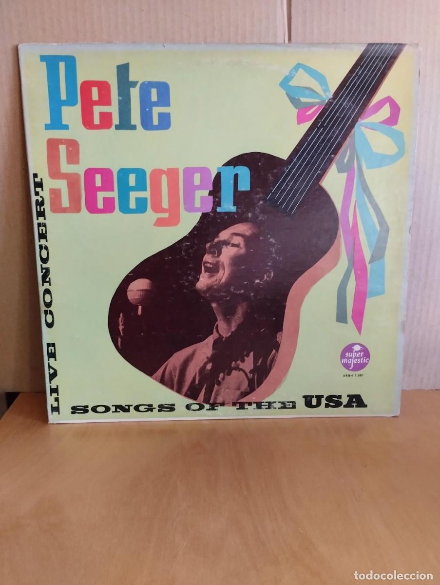 Discos de vinilo: PETE SEEGER ---- AT THE VILLAGE GATE - Foto 1