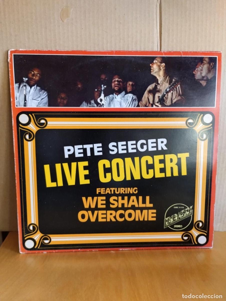 Discos de vinilo: PETE SEEGER ---- LIVE CONCERT - Foto 1