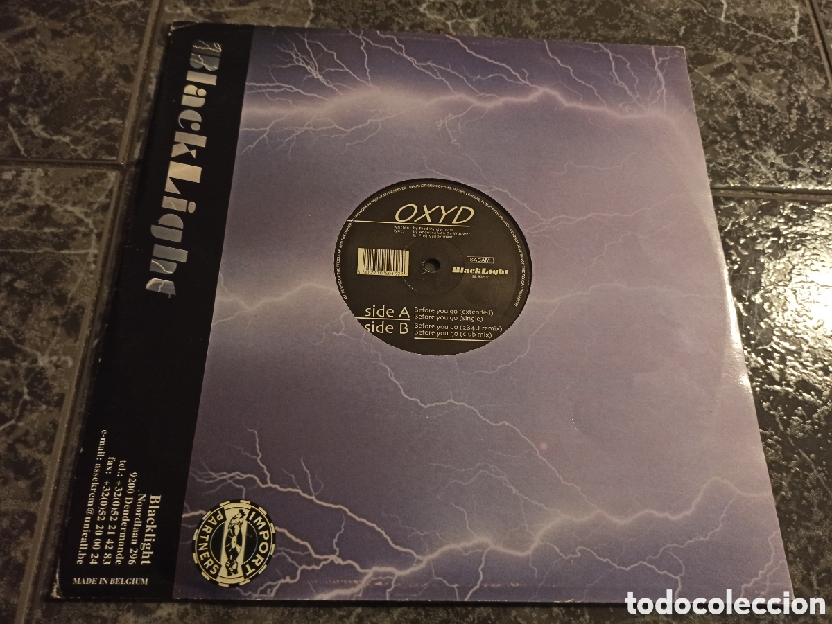 Discos de vinilo: Oxyd (3) - Before You Go (12&rdquo;) - Foto 1